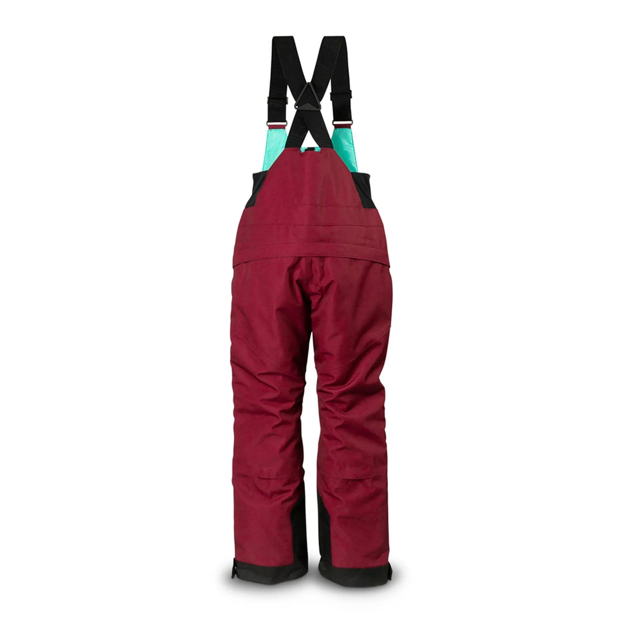 509  Womens Range Insulated Snowmobile Bibs Water Windproof Maroon Snow Pants