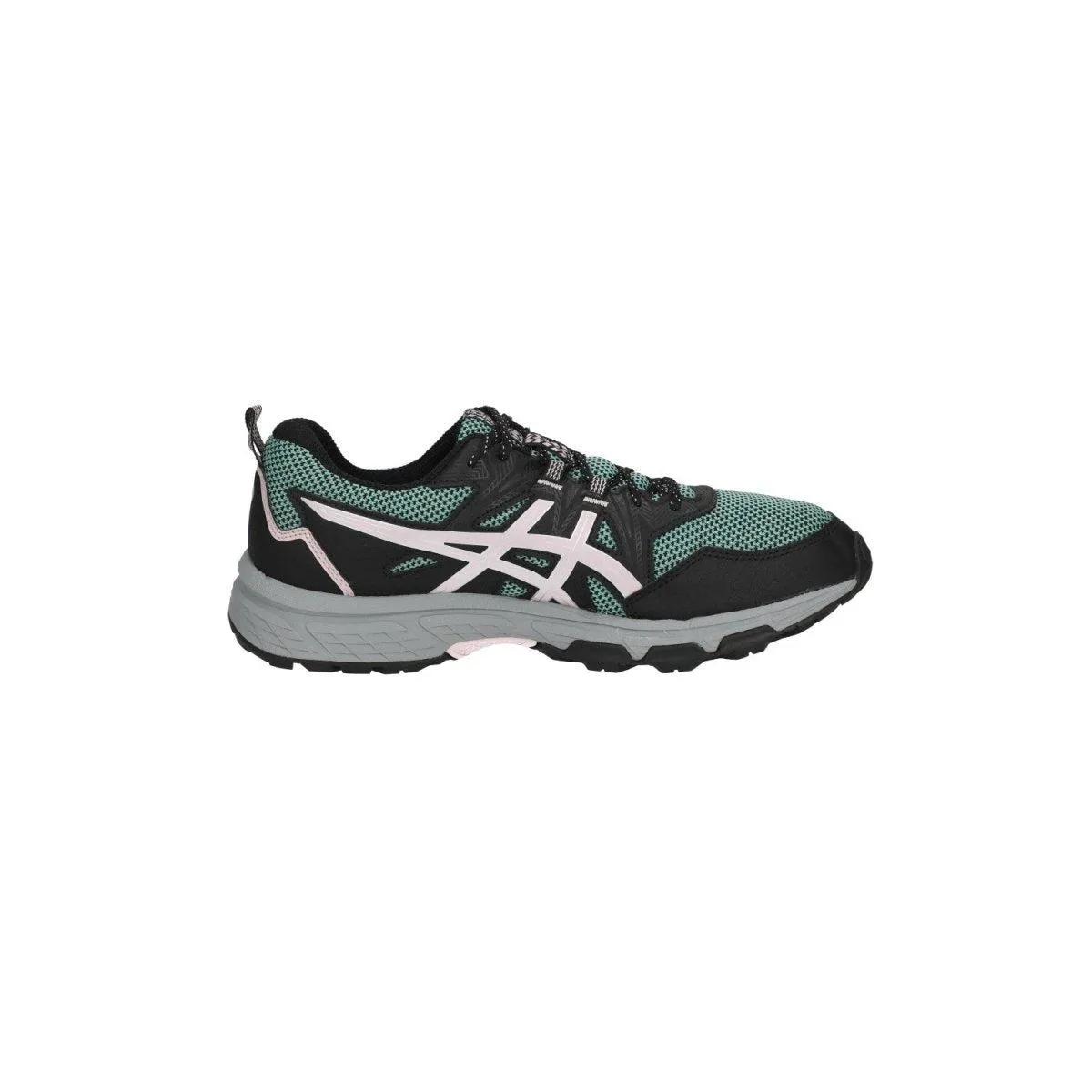 Asics Gelventure 8 Trail Running Sport Shoes Fabric Green Colour For Women