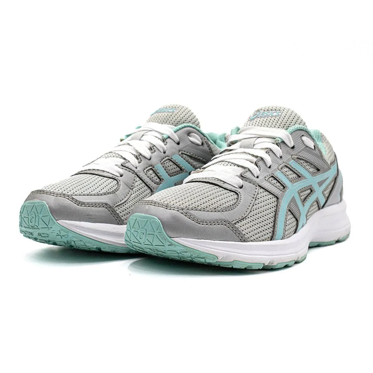 Asics Jolt Running Sport Shoes Fabric Grey Colour For Women