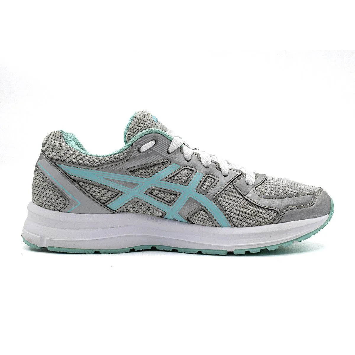 Asics Jolt Running Sport Shoes Fabric Grey Colour For Women