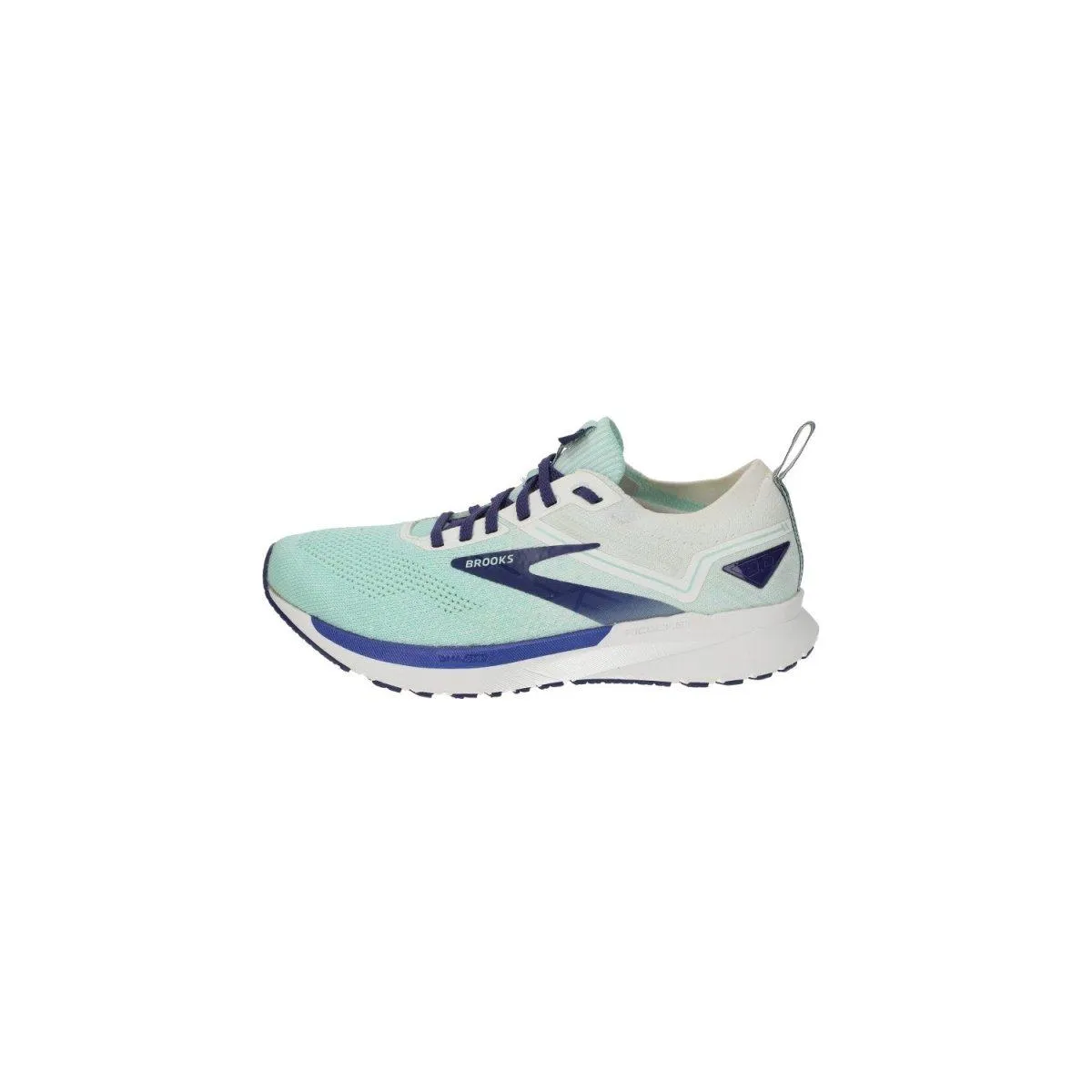 Brooks Ricochet 3 Running Sport Shoes Knit Fabric Green Colour For Women