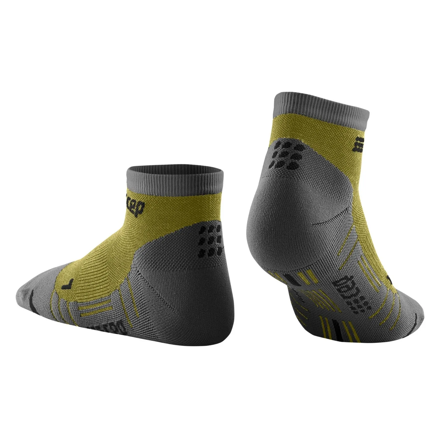 CEP | Hiking Light Merino Low Cut Socks | Men's | Olive/Grey