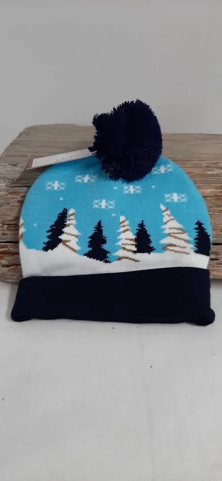 Christmas-Let It Snow-Lighted Child's Beanie Hat