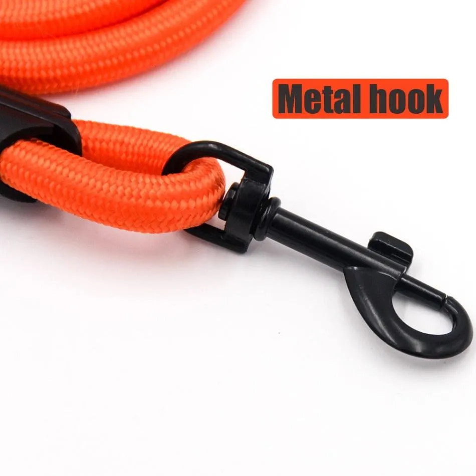 Comfortable 4ft Shock Absorbing Dog Leash with Cushioned Foam Handle