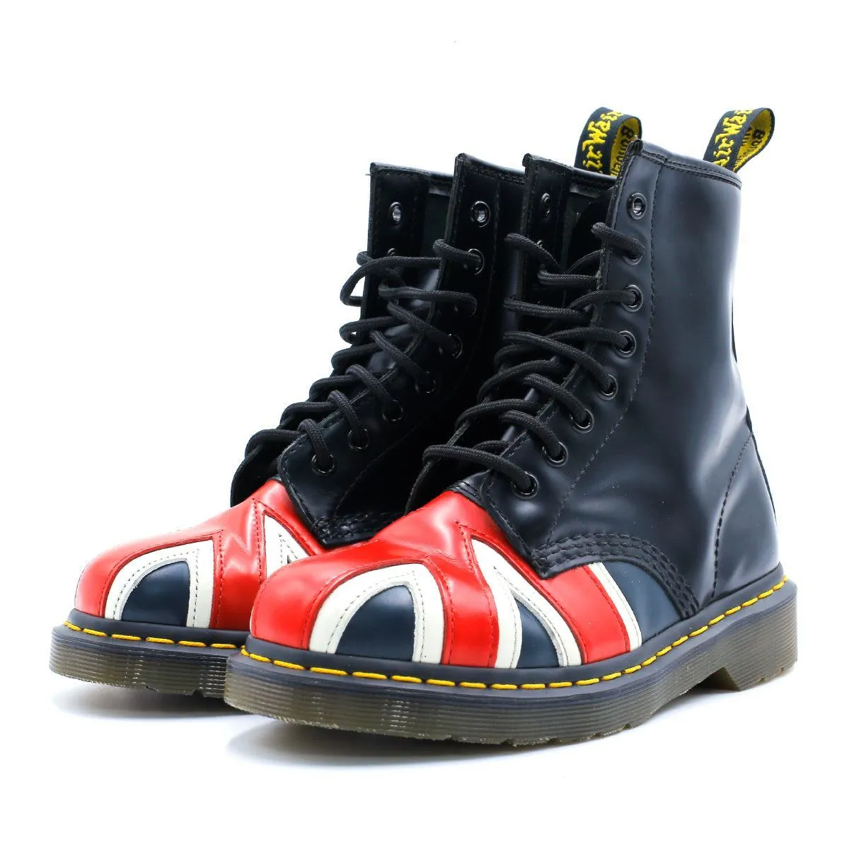 Dr. Martens 1460 Union Jack Ankle Boots Leather Black Colour For Women