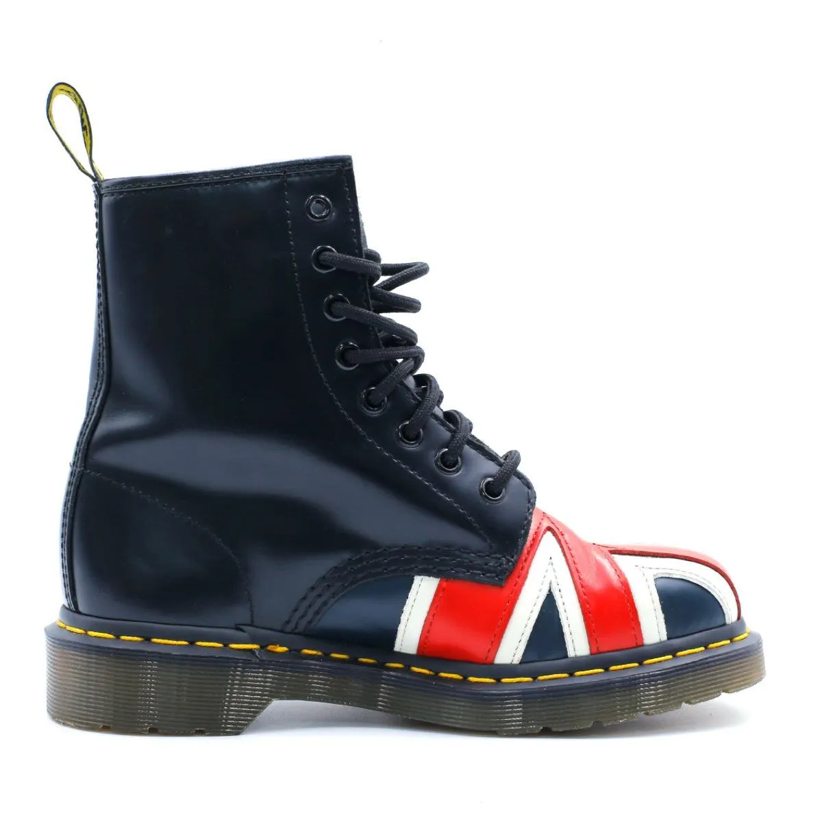 Dr. Martens 1460 Union Jack Ankle Boots Leather Black Colour For Women