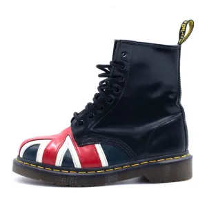 Dr. Martens 1460 Union Jack Ankle Boots Leather Black Colour For Women