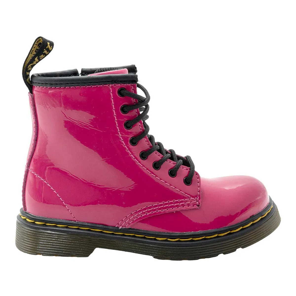 Dr. Martens Thrift Ankle Boots Patent Leather Pink Colour For Kids