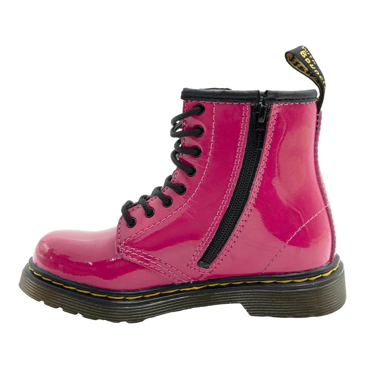 Dr. Martens Thrift Ankle Boots Patent Leather Pink Colour For Kids