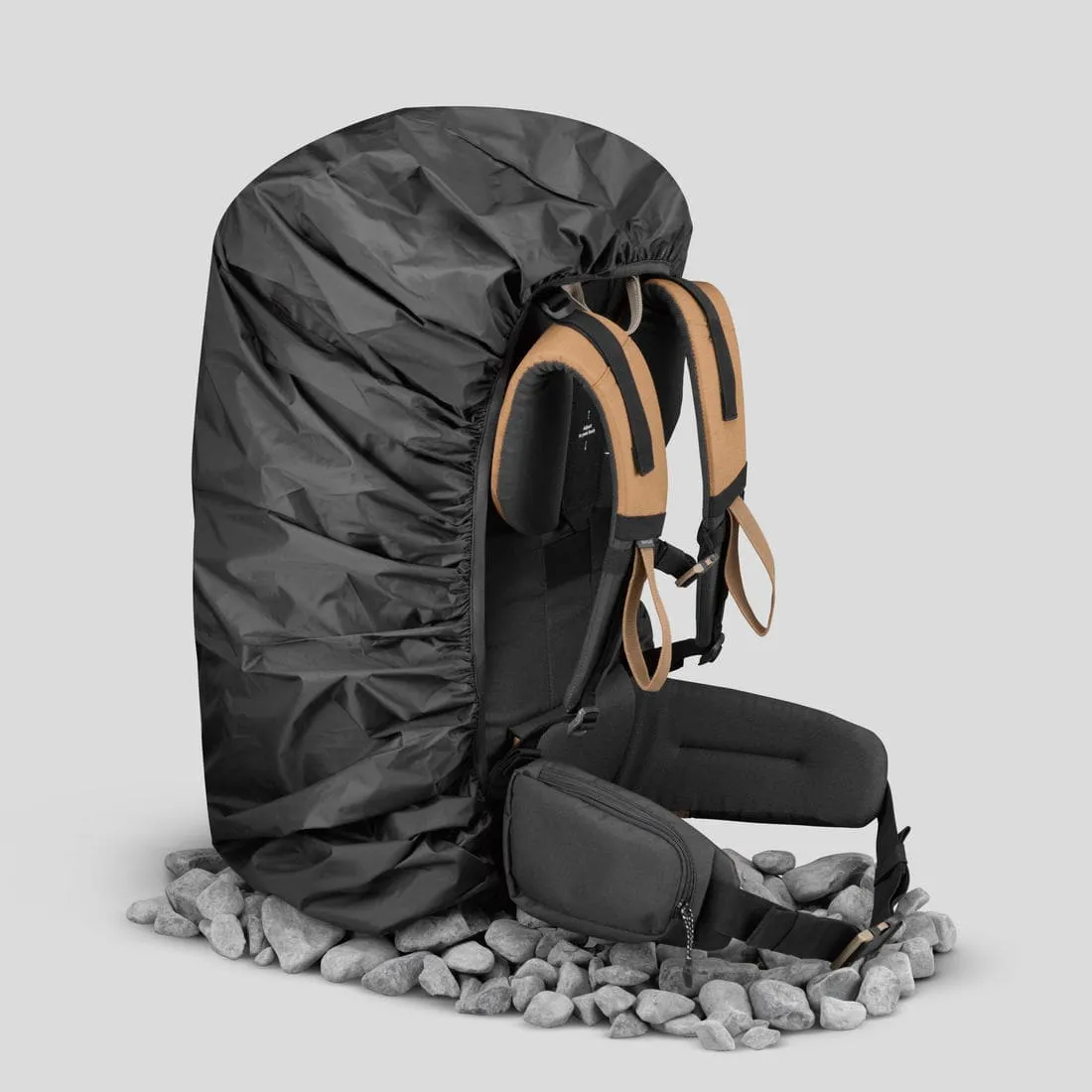 Housse de pluie renforcée pour sac à dos de trekking - 70/100L