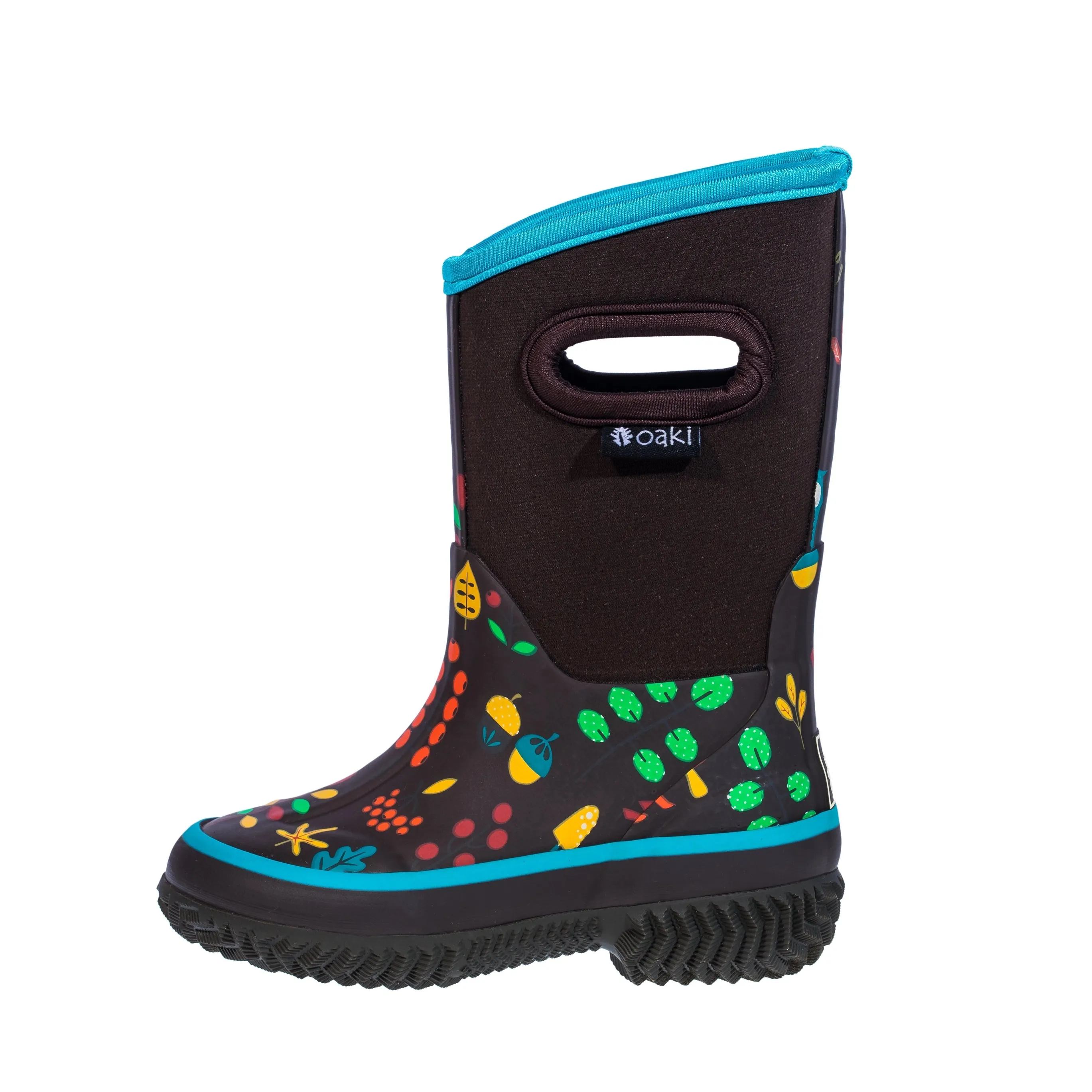 Neoprene Rain/Snow Boots: Forest Animals