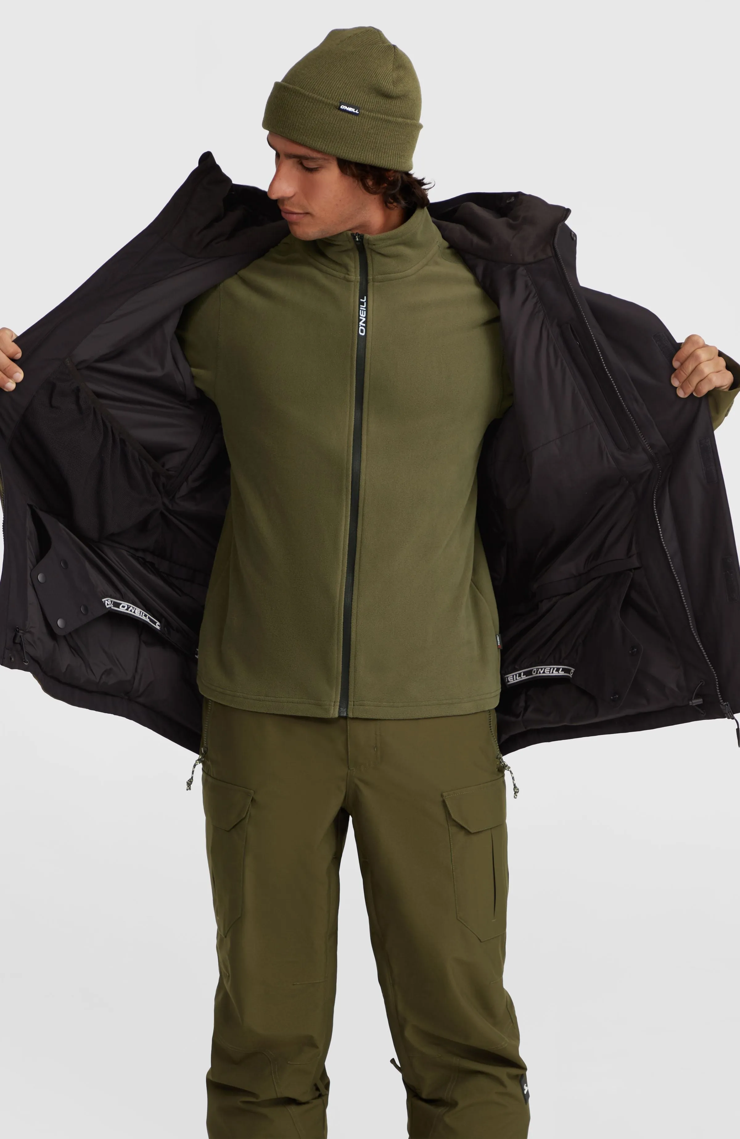 O'Riginals Hybrid Snow Jacket | Black Out Colour Block