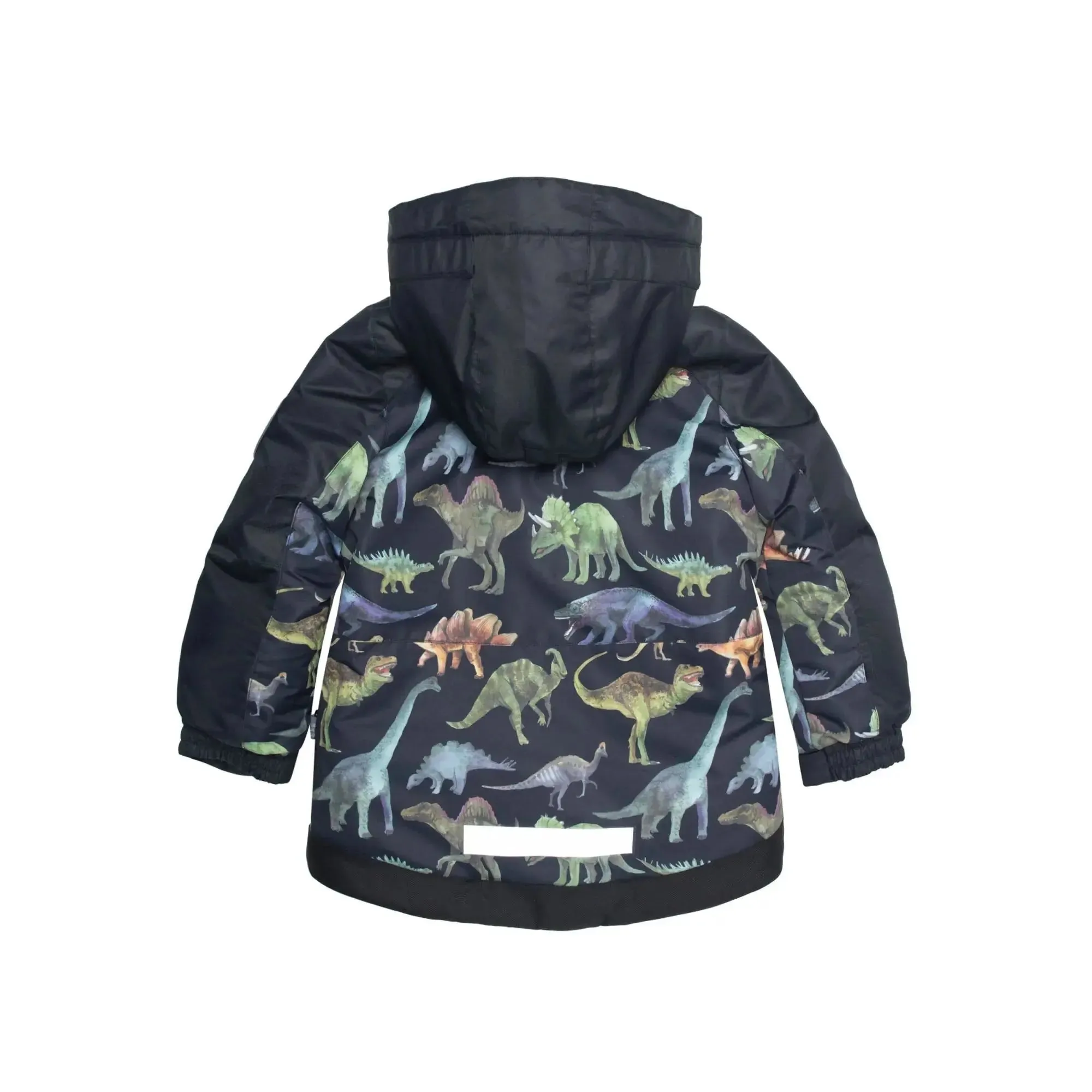 Printed Dinosaurs Two Piece Boys Snowsuit Black And Steel Blue | DEUX PAR DEUX