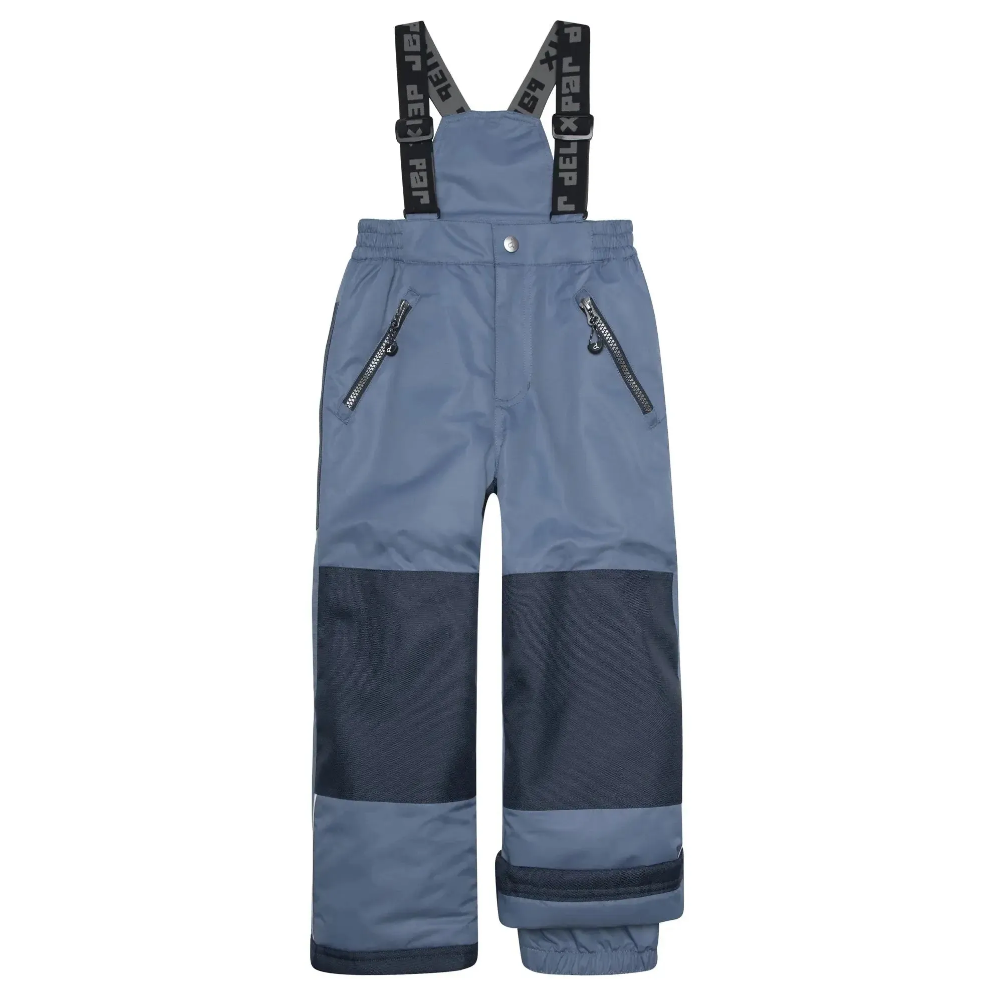 Printed Dinosaurs Two Piece Boys Snowsuit Black And Steel Blue | DEUX PAR DEUX