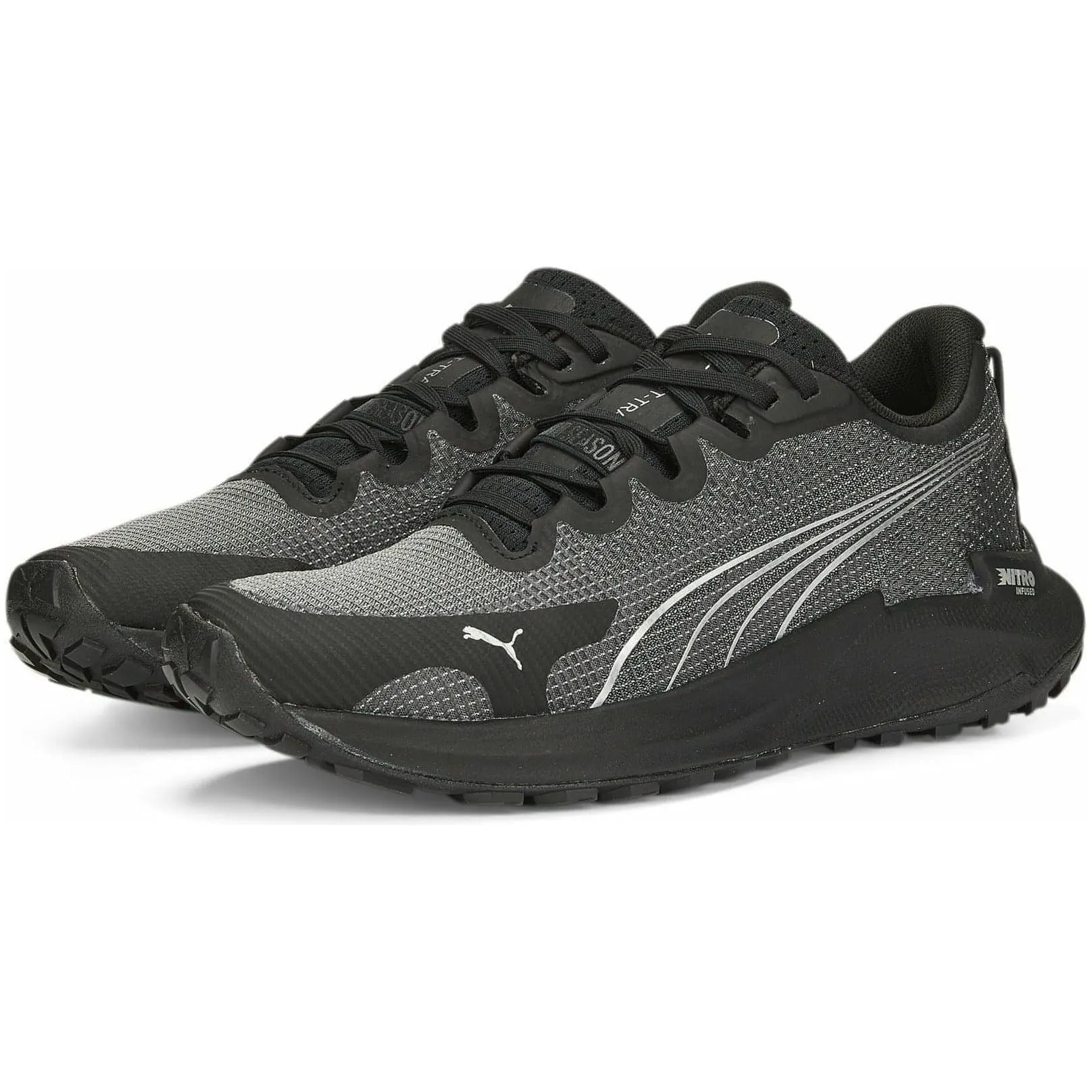 Puma Fast-Trac Nitro Womens Trail Running Shoes - Black