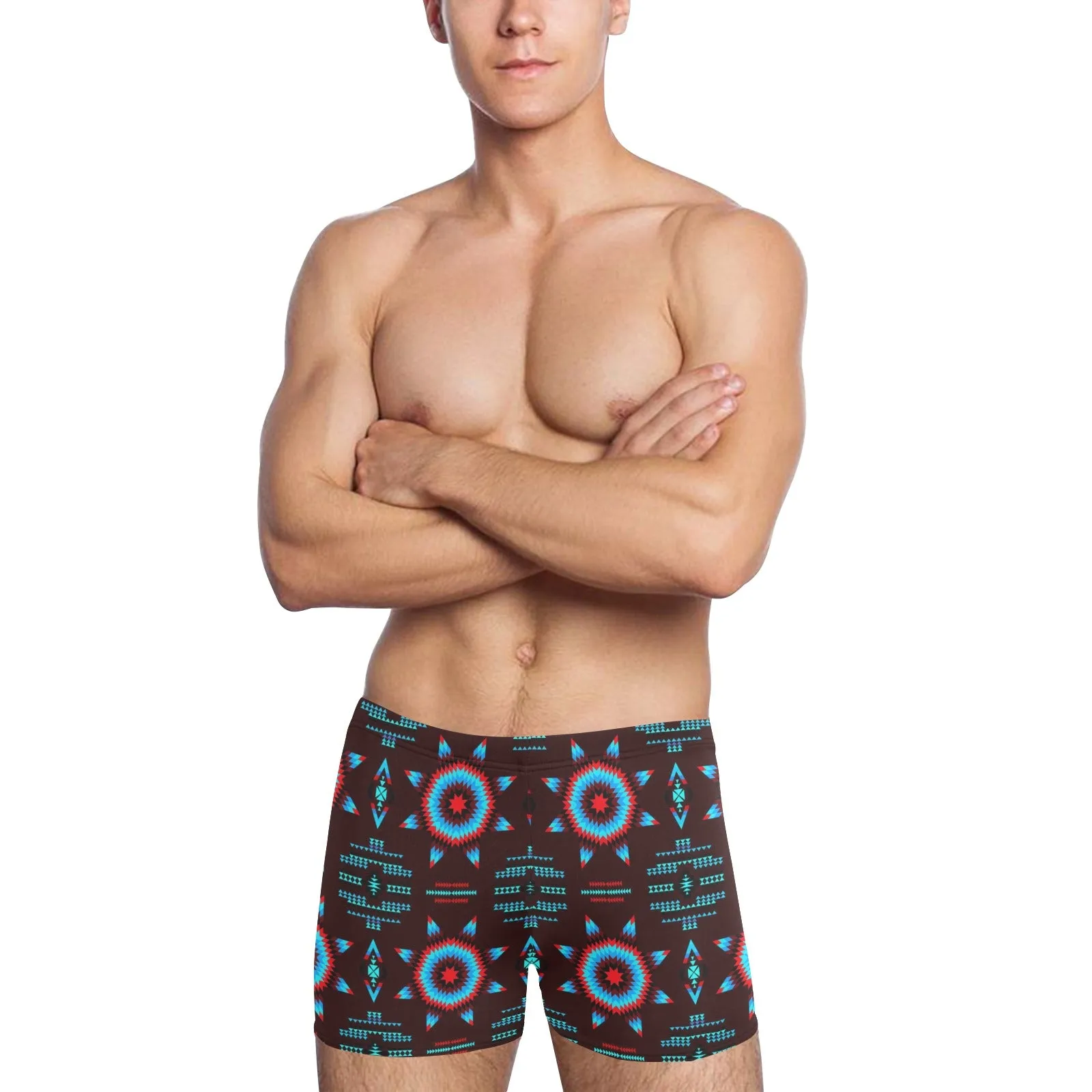 Rising Star Corn Moon Men's Swimming Trunks