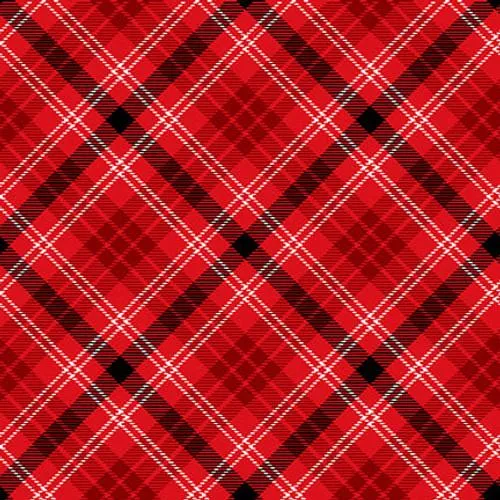 Snow Crew -1285-88 - Bias Plaid Redl