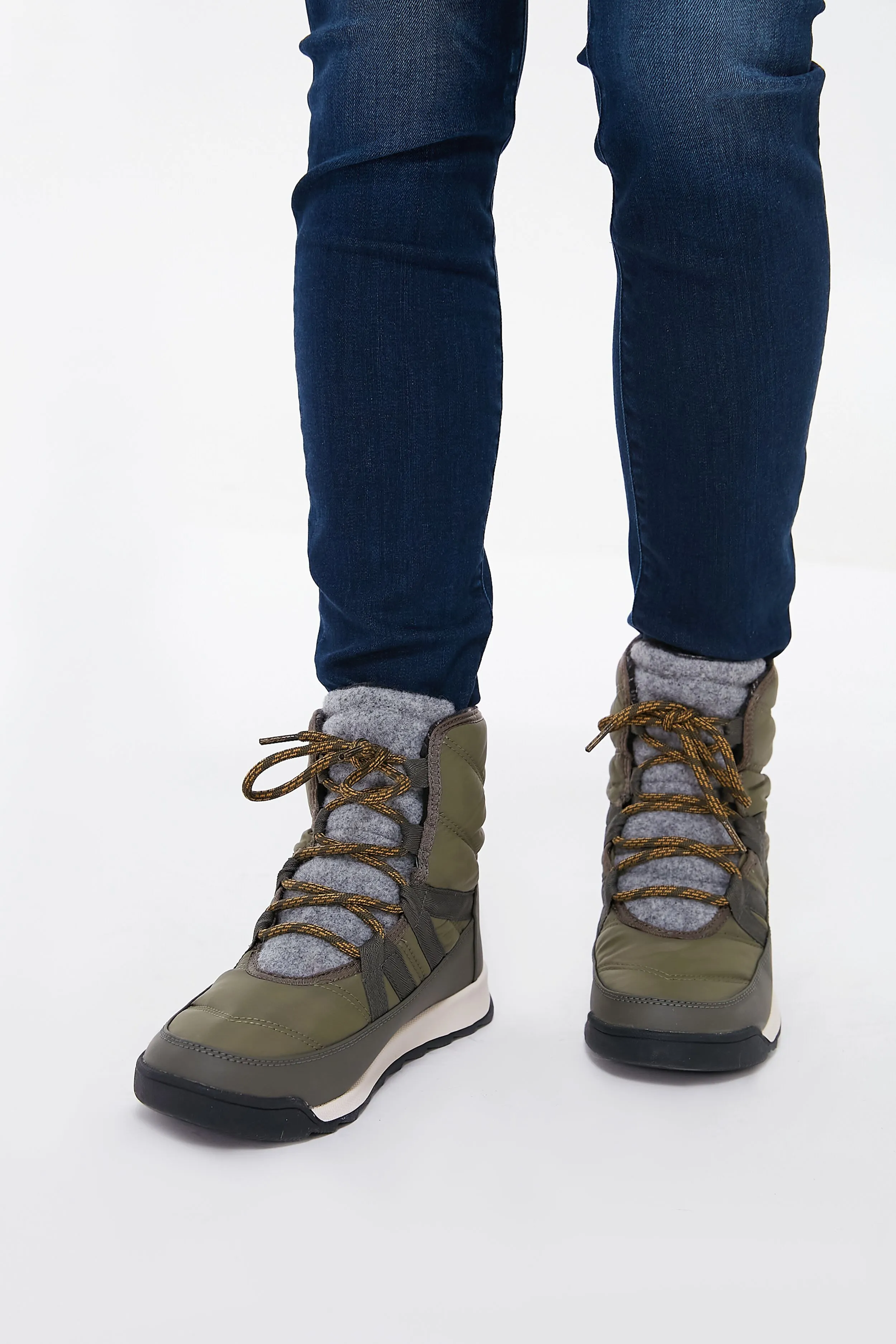 Stone Green Whitney II Short Lace Boots