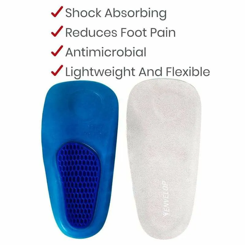 Vive Health Envelop 3/4 Length Gel Shoe Inserts