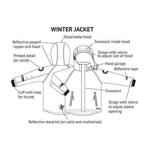 Winter Waterproof Insulated Jacket: Reykjavik