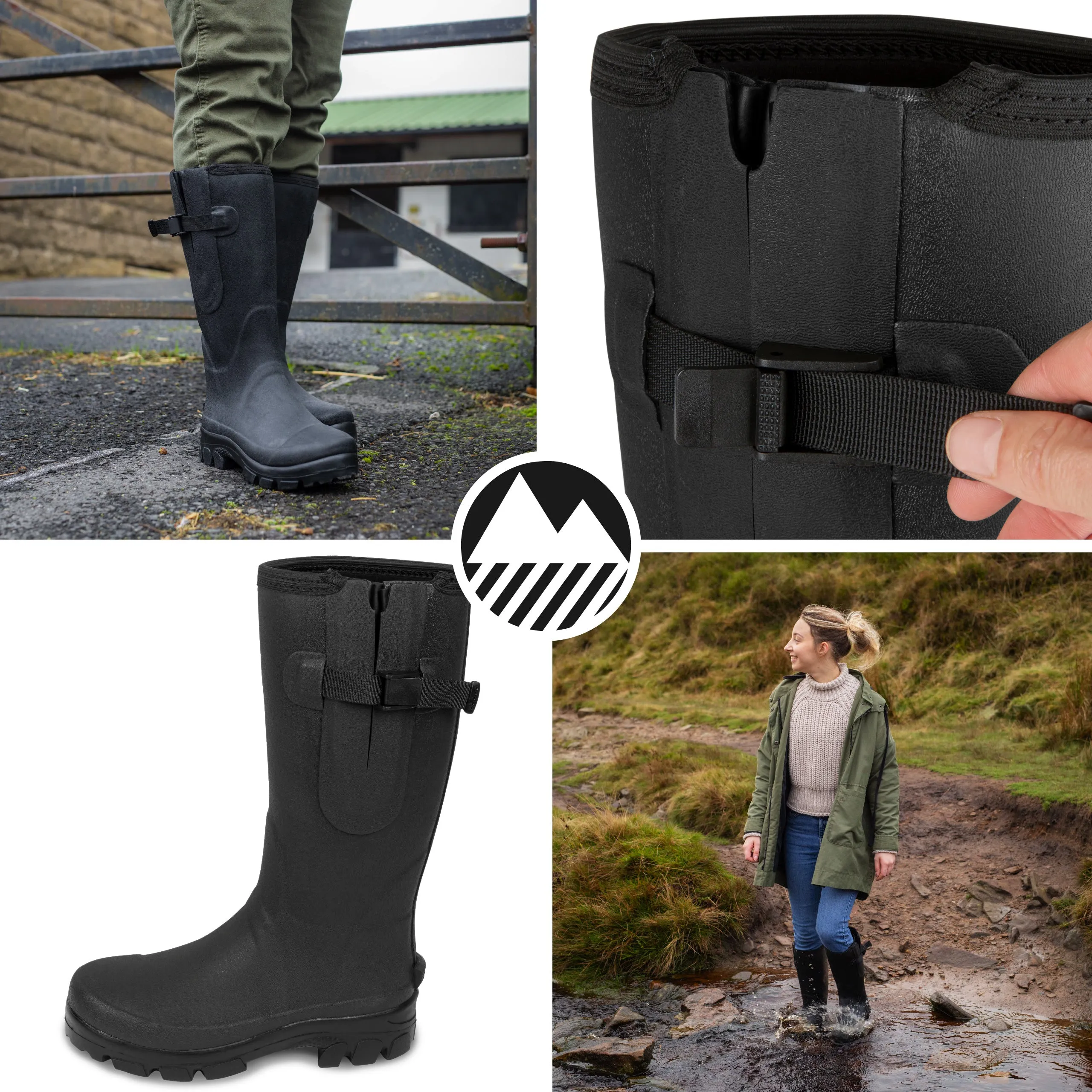 Women's Helton Neoprene Lined Wellington Boots