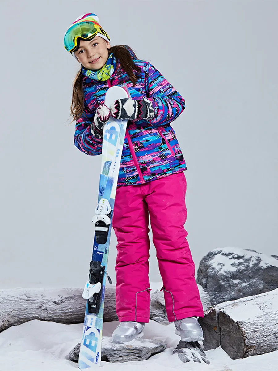 Yeefine Girls Windproof Waterproof Snowboard Ski Jacket