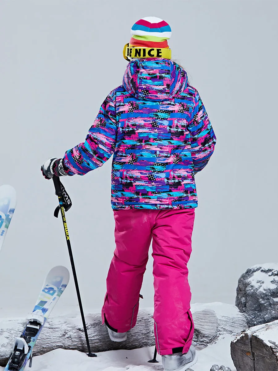 Yeefine Girls Windproof Waterproof Snowboard Ski Jacket